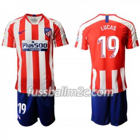 Fußballtrikots Atlético Madrid LUCAS 19 Kinder Heim Trikotsatz 2019-2020 Fußballtrikots Atlético Madrid LUCAS 19 Kinder Heim Trikotsatz 2019-2020
